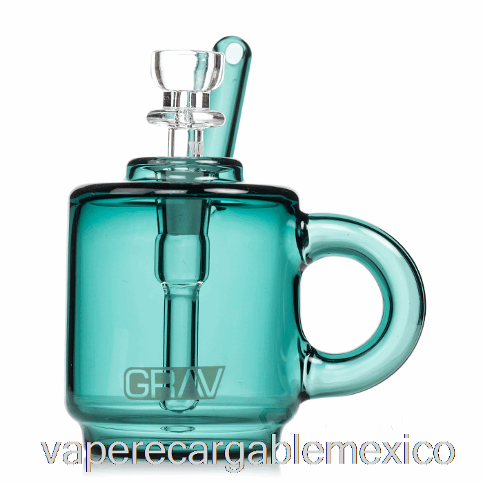 Vape Recargable Grav Taza De Café Bolsillo Burbujeador Lago Verde